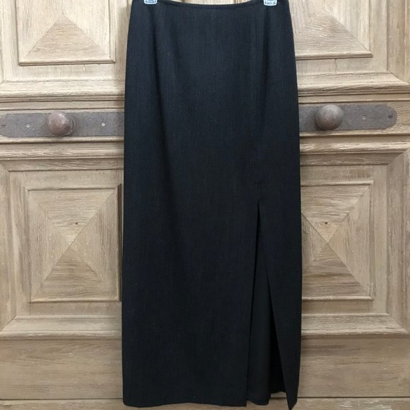 Ann Taylor Pencil Skirt dark gray grey - Picture 3 of 4